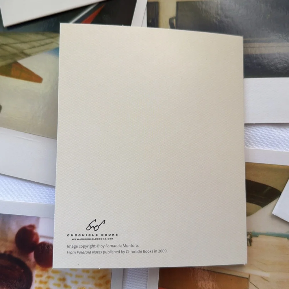 Chronicle Books Polaroid Notes greeting notecards set of 12 with envelopes